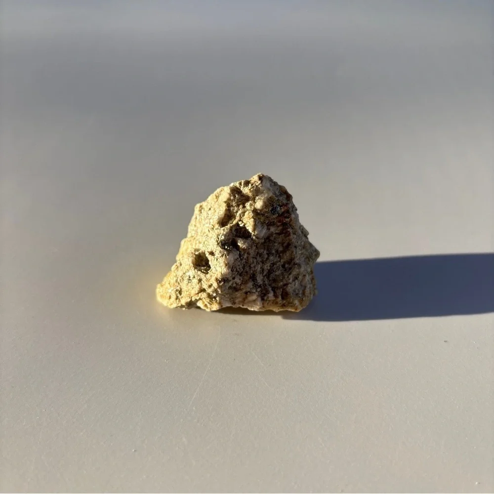 Raw Mineral Specimen with Silver Shimmer